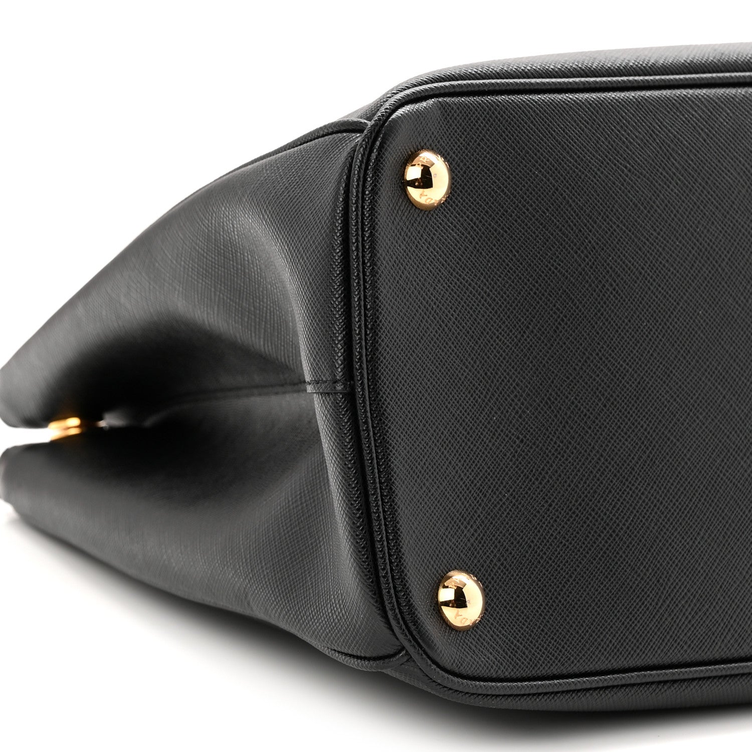Prada Saffiano Lux Large Galleria Double Zip Tote Black 9 of 10