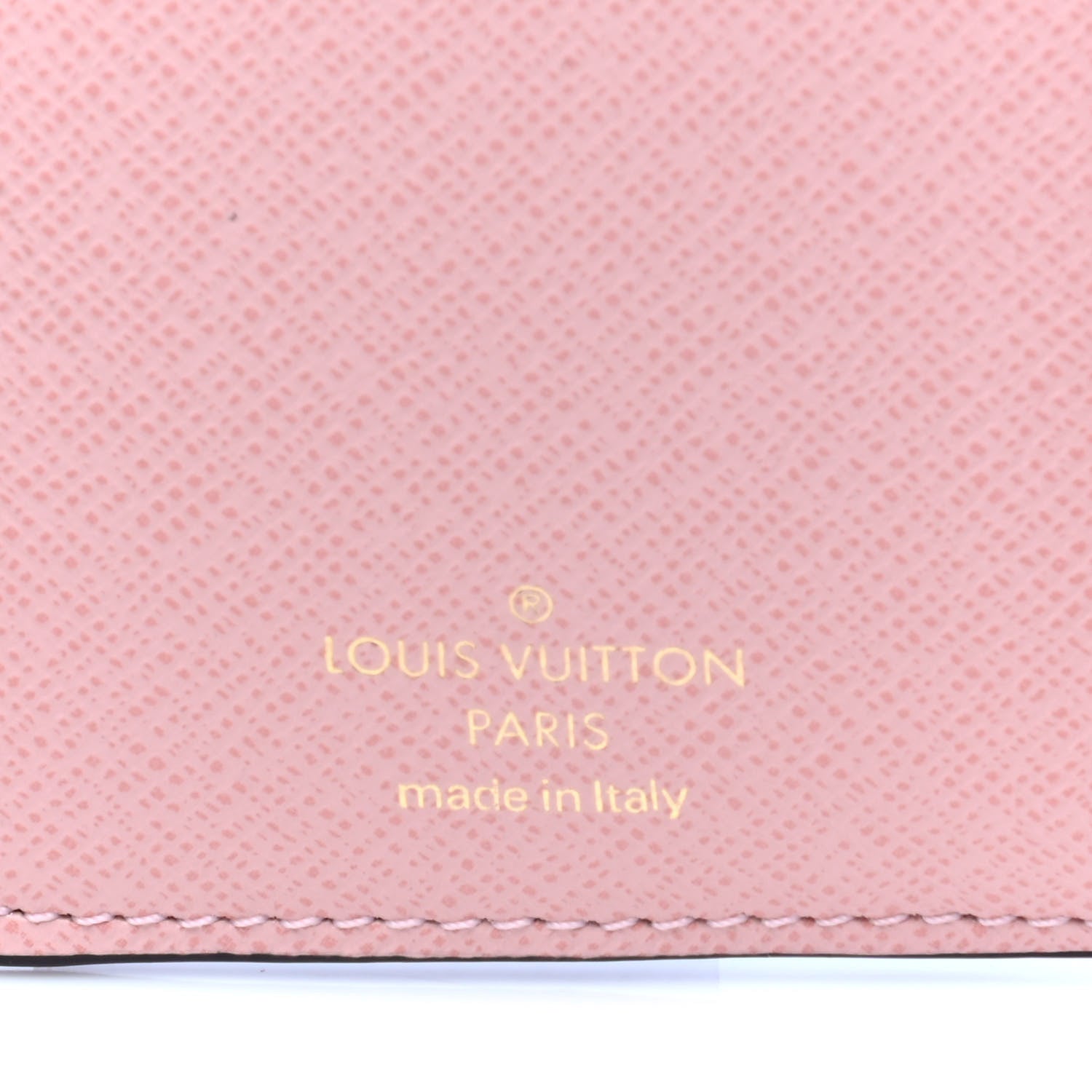 Louis Vuitton Damier Ebene Victorine Wallet Rose Ballerine 4 of 5