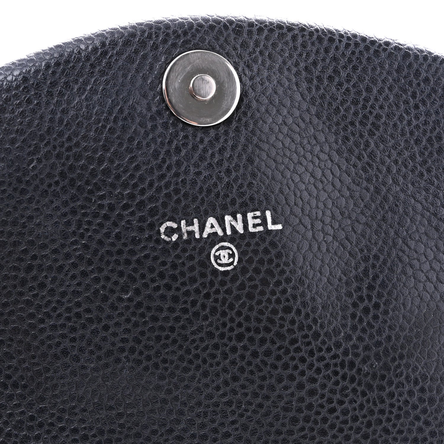 Chanel Caviar Half Moon Wallet On Chain WOC Black 6 of 12