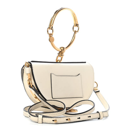 Chloe Calfskin Small Nile Bracelet Minaudiere Bag Off White 3 of 9