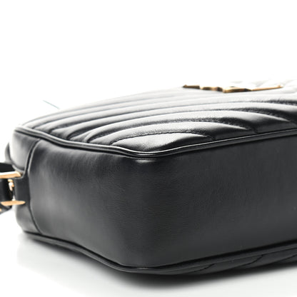 Saint Laurent Calfskin Matelasse Monogram Lou Camera Bag Black 5 of 10