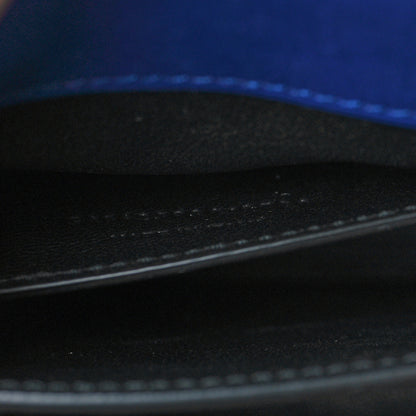 Saint Laurent Calfskin Mini Classic Monogram Cassandra Top Handle Bag Blue Majorelle 6 of 10