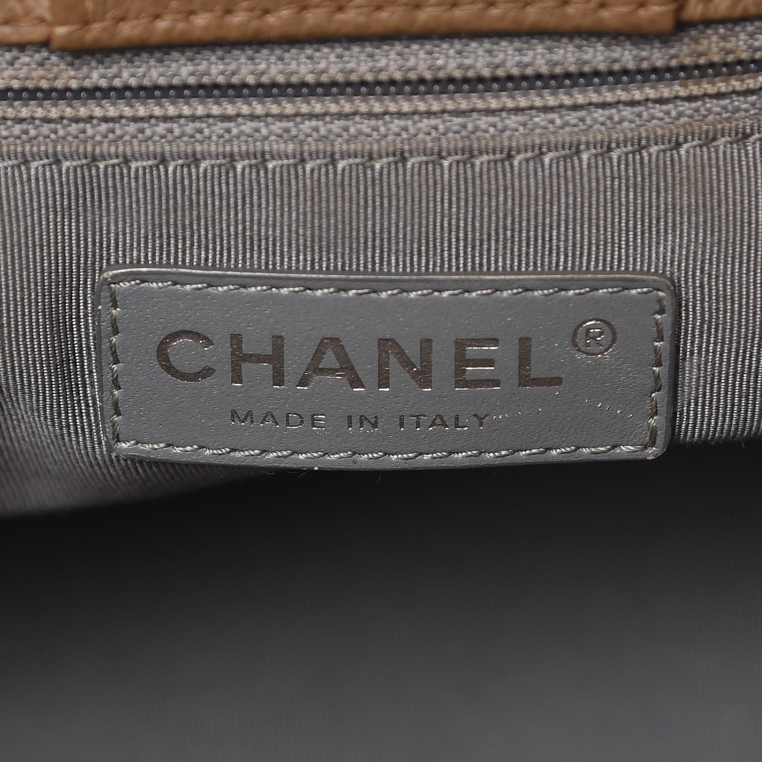 Chanel Calfskin Small Cerf Shopper Tote Brown 7 of 9