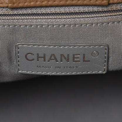 Chanel Calfskin Small Cerf Shopper Tote Brown 7 of 9