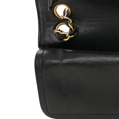 Chanel Lambskin Quilted Medium Double Flap Black 15 of 25