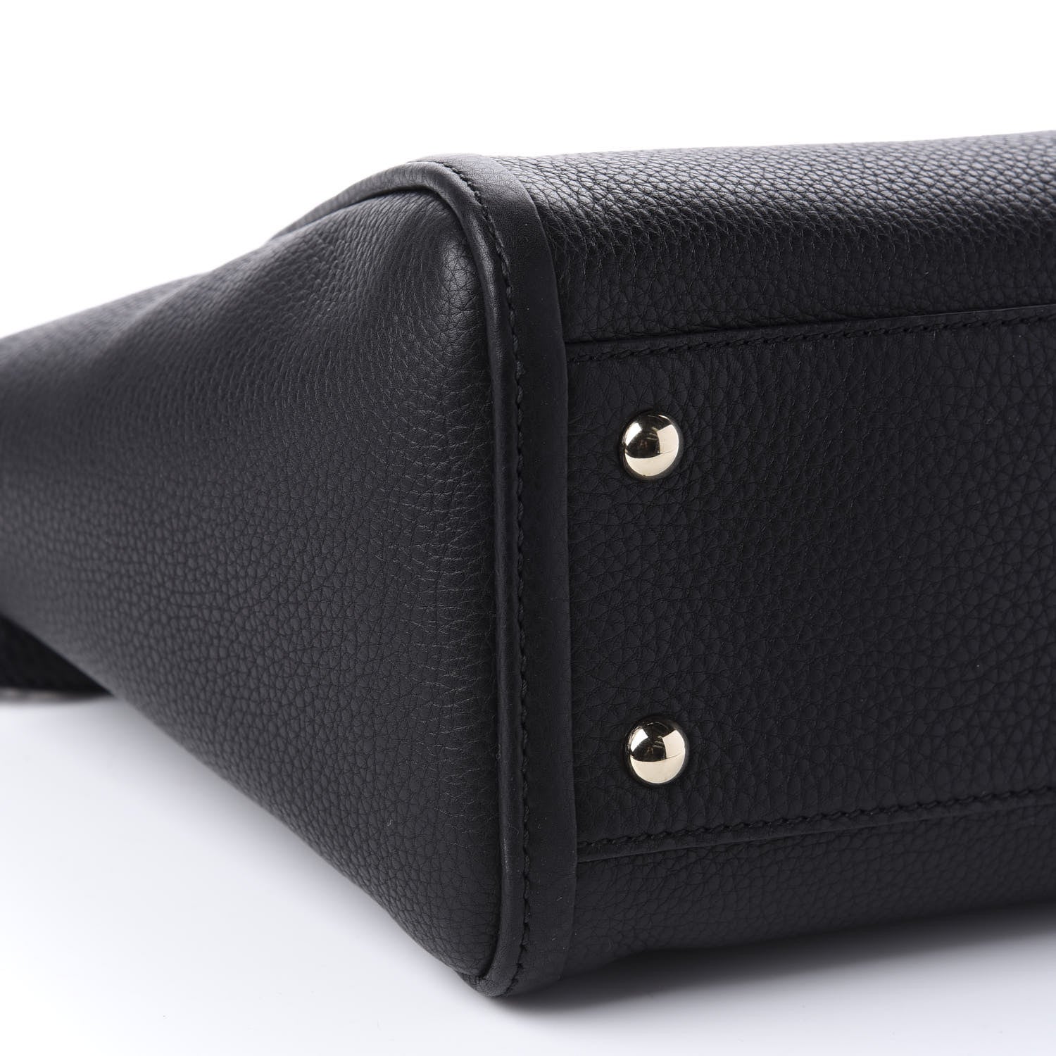 Gucci Pebbled Calfskin Small Soho Top Handle Bag Black 7 of 11
