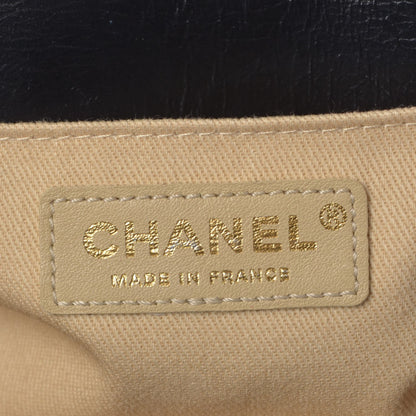 Chanel Glazed Calfskin Quilted Medium Boy Flap Black 6 of 7