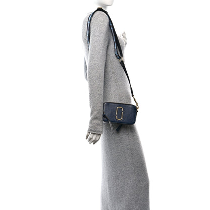 Marc Jacobs Metallic Saffiano Glitter Small Snapshot Camera Bag Blue Sea 3 of 9