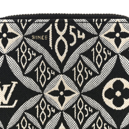 Louis Vuitton Jacquard Since 1854 Zippy Coin Purse Grey 7 of 10