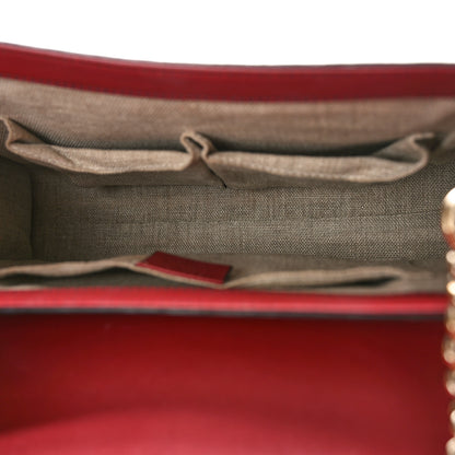 Gucci Microguccissima Medium Emily Chain Shoulder Bag Red 5 of 13