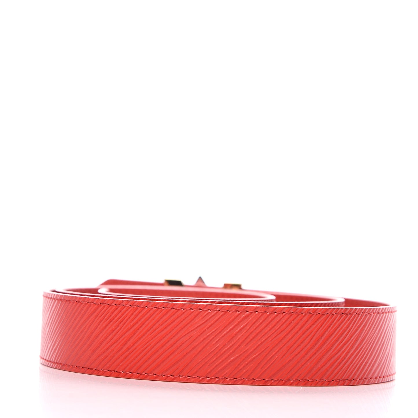 Epi 30mm LV Twist Belt 90 36 Coquelicot