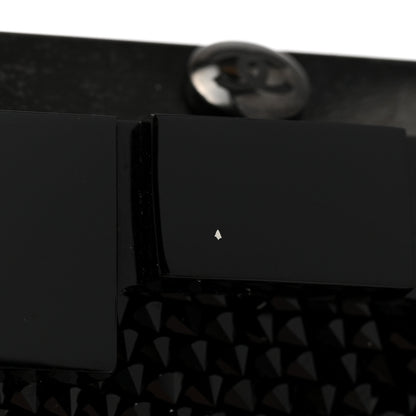 Chanel Plexiglass Crystal Lego Boy Cuff Black 5 of 6