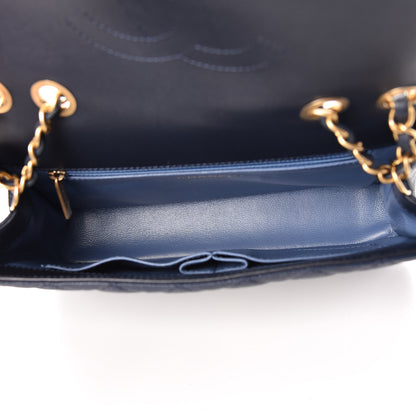 Chanel Caviar Quilted Medium CC Filigree Flap Navy Black 5 of 11