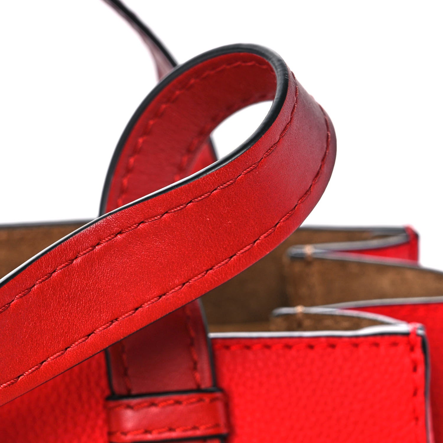 Loewe Calfskin Small Gate Tote Scarlet Red 12 of 12