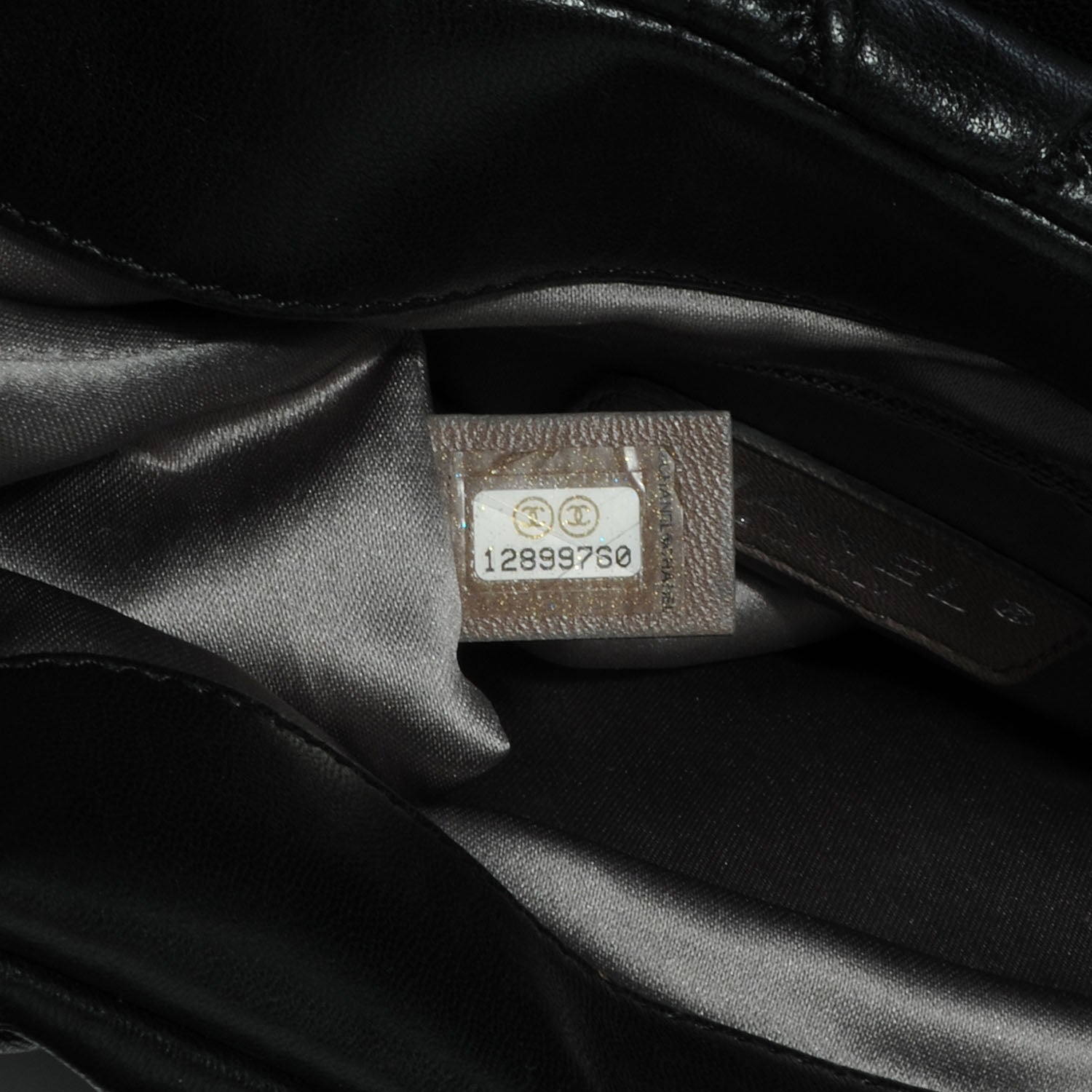 Chanel Lambskin Bubble Quilt Flap Bag Black 7 of 8