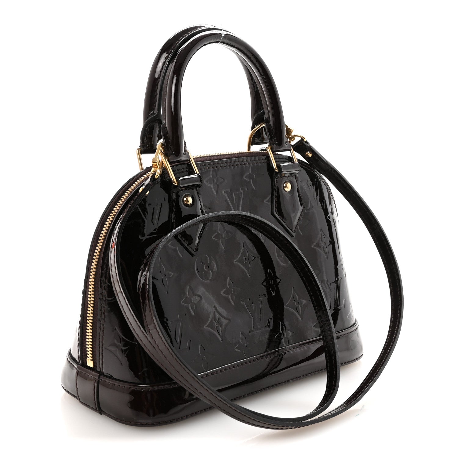 Louis Vuitton Vernis Alma BB Amarante 3 of 9