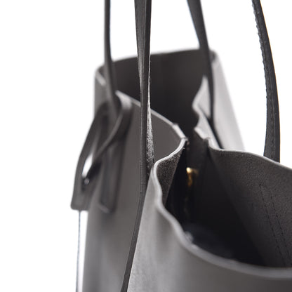 Saint Laurent Calfskin Large Shopping Tote Earth 13 of 17