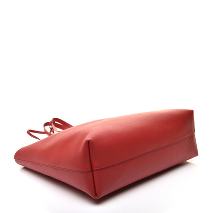 Saint Laurent Calfskin Large Shopping Tote Rouge Eros 4 of 9