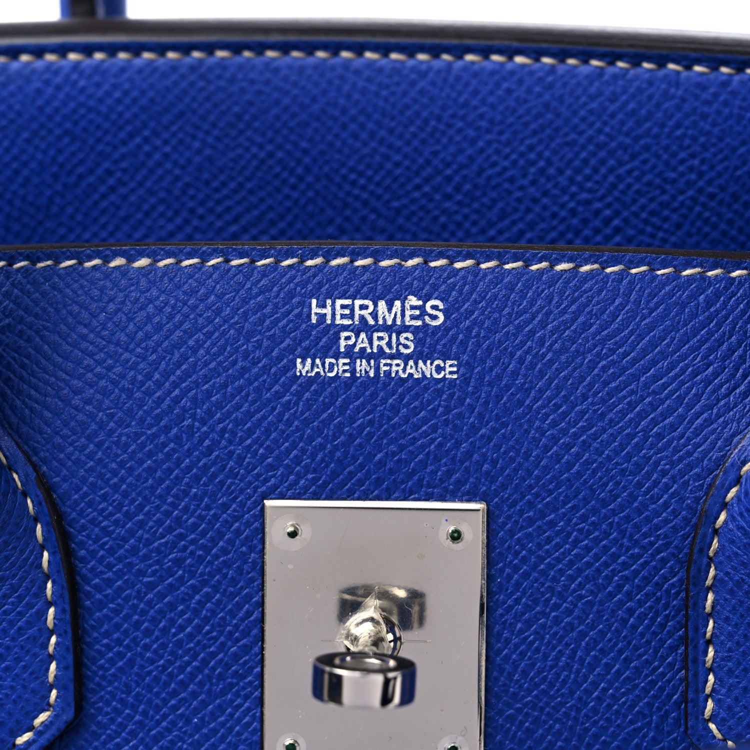 Hermes Epsom Candy Birkin 35 Bleu Electrique Mykonos 6 of 10