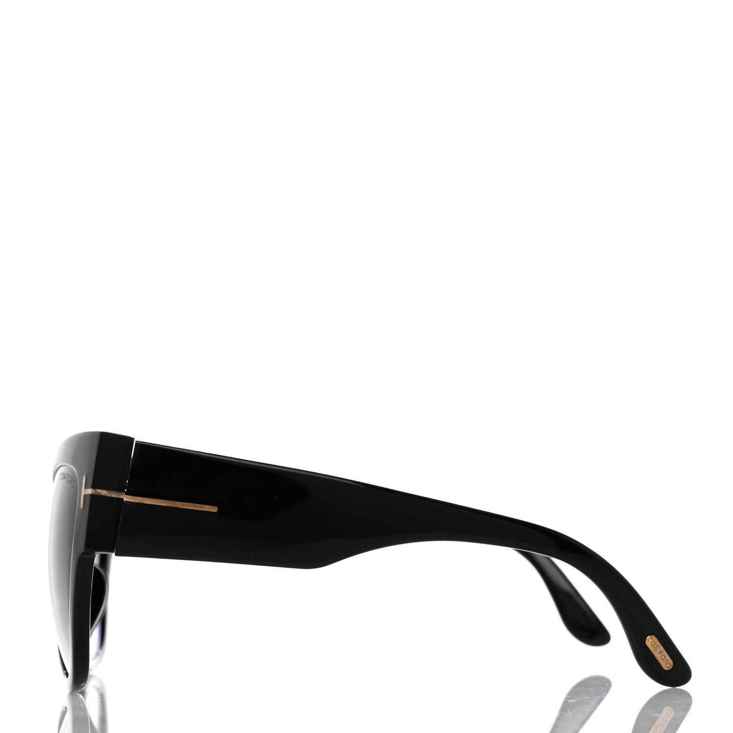 Tom Ford Acetate Anoushka Cat Eye Sunglasses TF371 Black 3 of 9