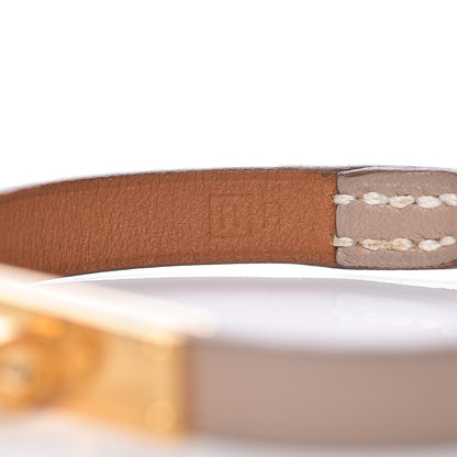 Hermes Tadelakt Micro Kelly Bracelet M Argile 6 of 6