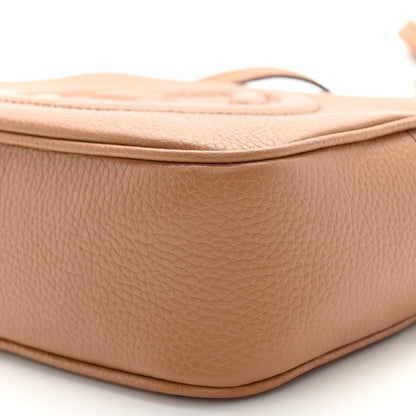 Gucci Pebbled Calfskin Small Soho Disco Bag Camelia 10 of 11