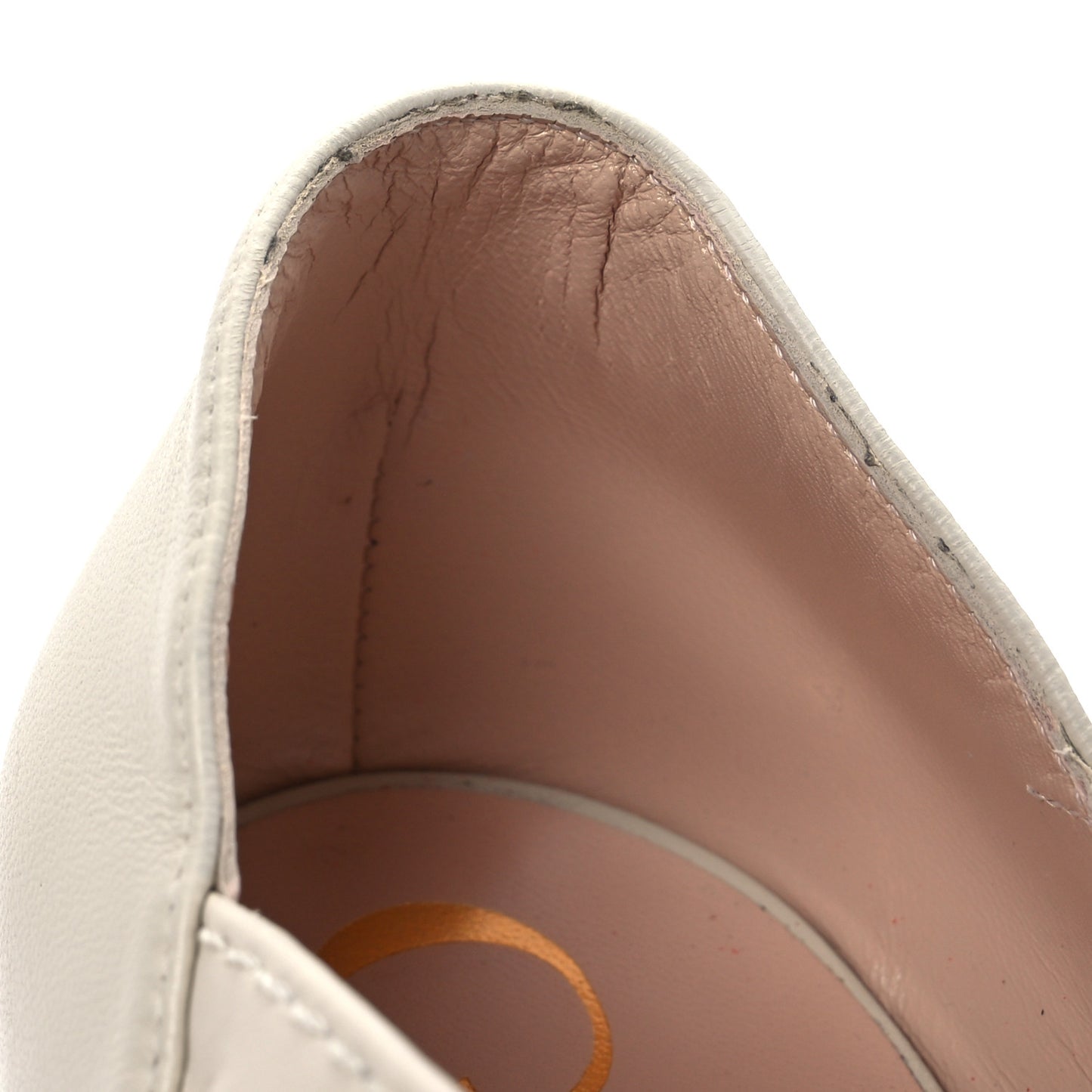 Nappa Horsebit Cross Strap 95mm Sandals 41 Mystic White
