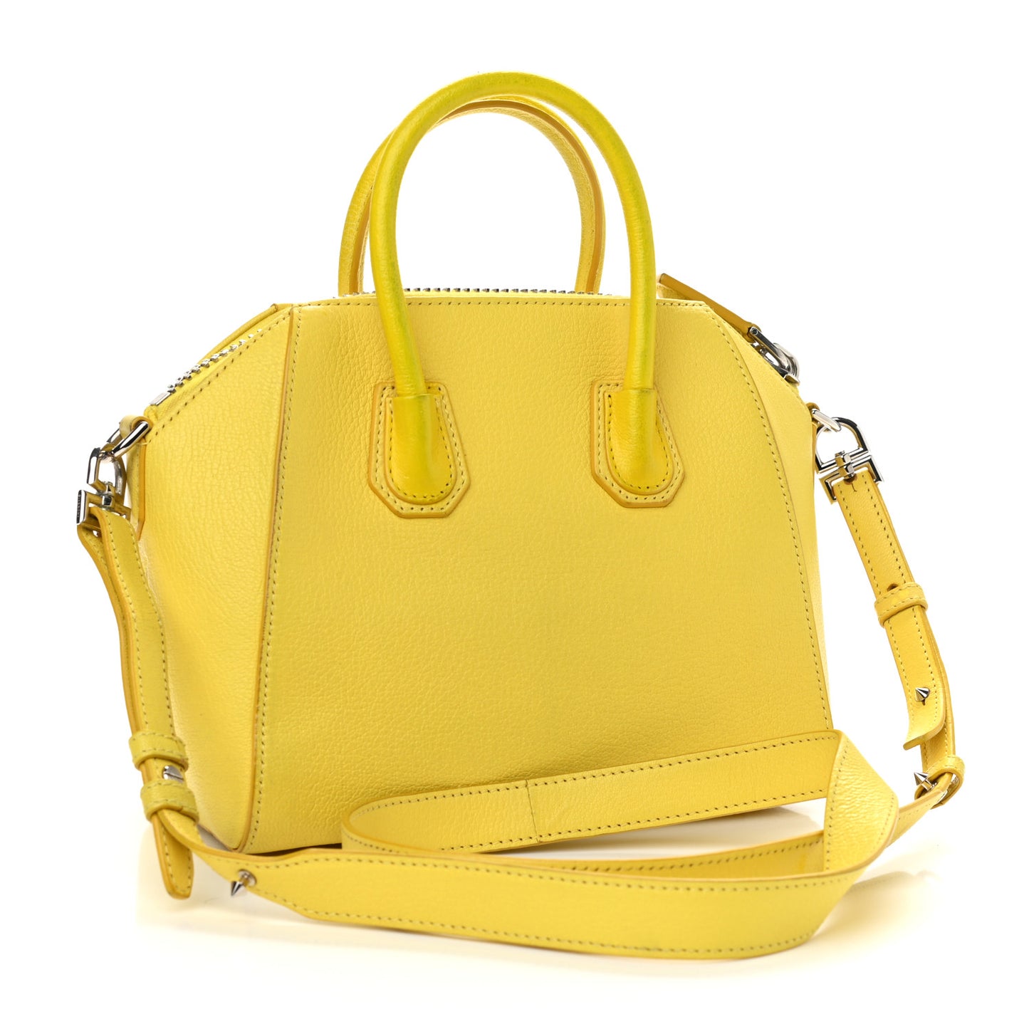 Sugar Goatskin Mini Antigona Yellow