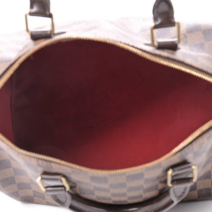 Louis Vuitton Damier Ebene Speedy 30 5 of 9