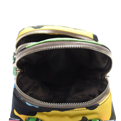 Valentino Garavani Nylon Mini Psychedelic Camouflage Rockstud Backpack Multicolor 5 of 13