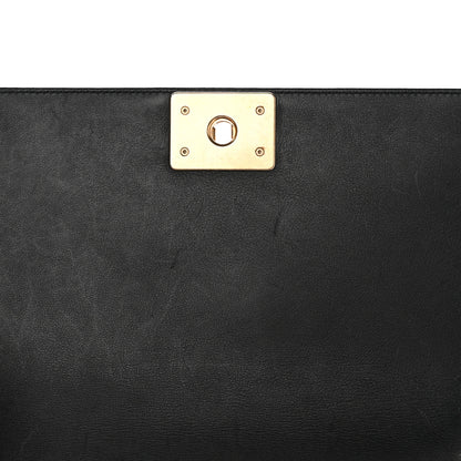 Chanel Lambskin Quilted Medium Boy Flap Black 11 of 19