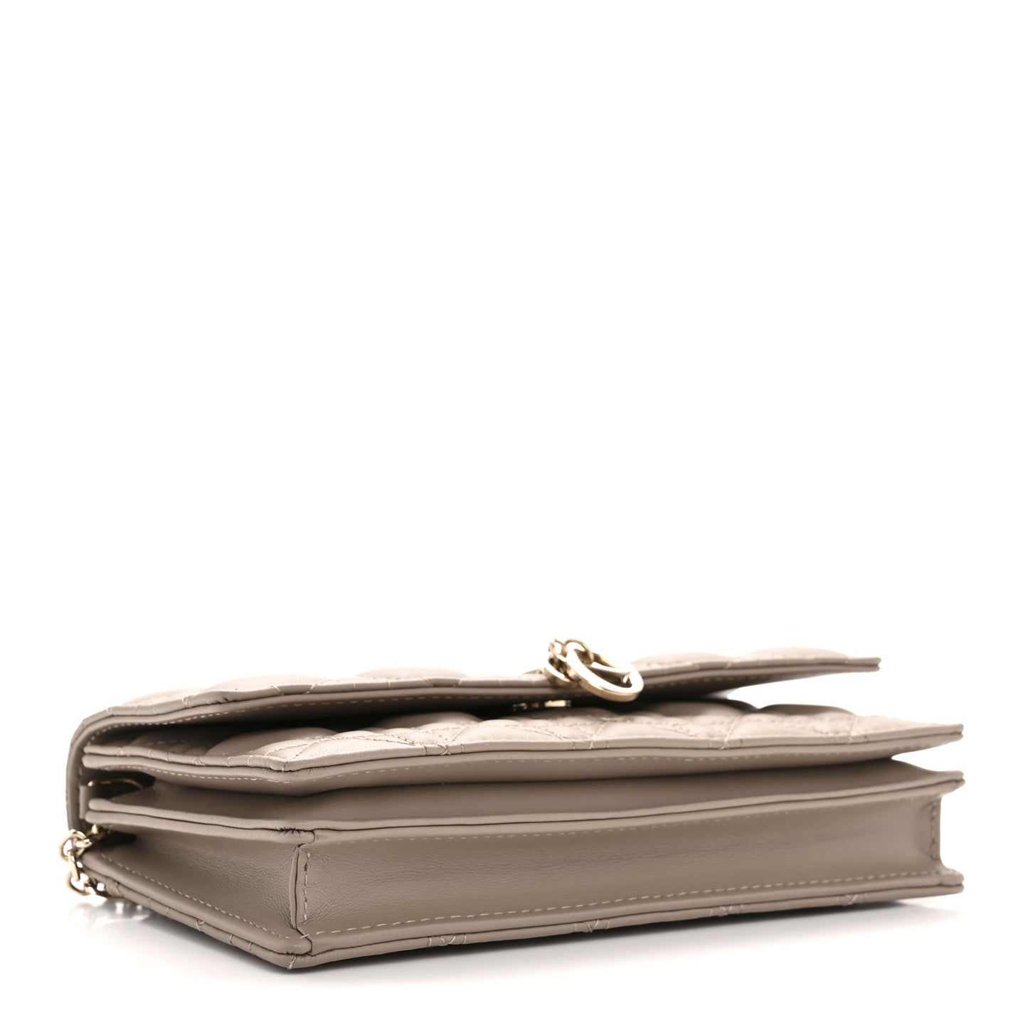 Lambskin Cannage Mini My Dior Bag Powder Beige