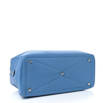 Hermes Taurillon Clemence Victoria II 35 Bleu Paradis 3 of 7