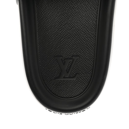 Louis Vuitton Rubber Monogram Mens Waterfront Mules 10 Macassar 6 of 7