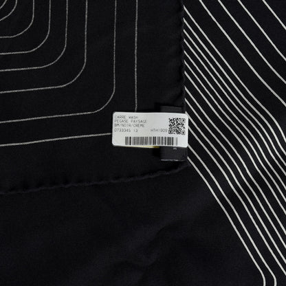 Hermes Silk Pegase Paysage Hermes Scarf 90 Black Beige 5 of 7
