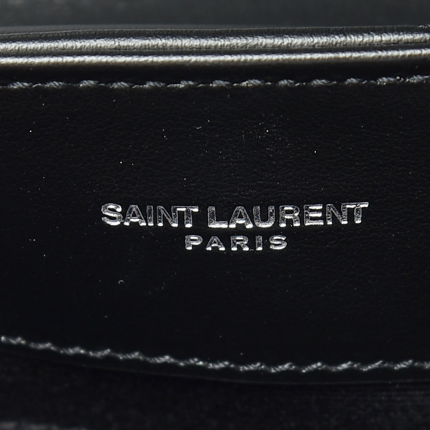 Saint Laurent Calfskin Y Quilted Monogram Medium Loulou Chain Satchel Black 9 of 11