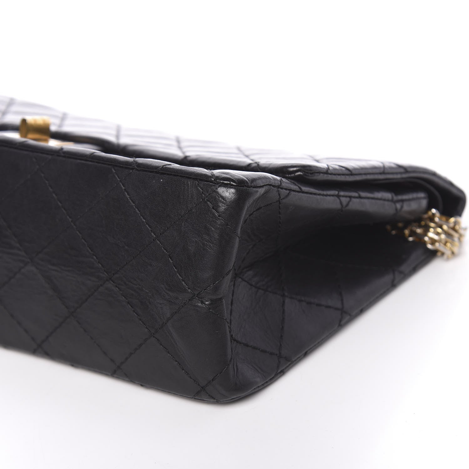 Chanel Aged Calfskin Quilted 2.55 Reissue 226 Flap Black 9 of 10