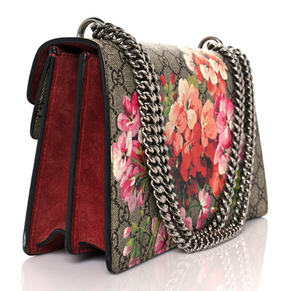 Gucci GG Supreme Monogram Blooms Small Dionysus Shoulder Bag Beige Multicolor Dry Rose 3 of 10