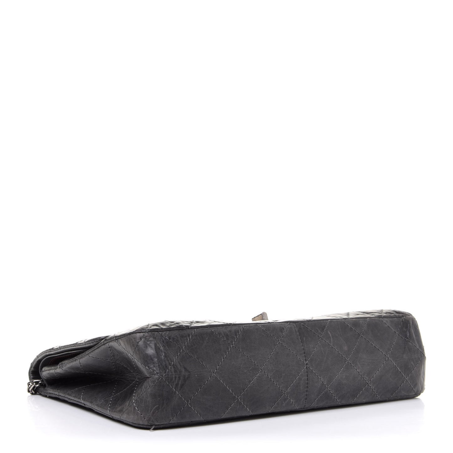 Aged Calfskin Quilted 50th Anniversary 2.55 Reissue 227 Flap Grey