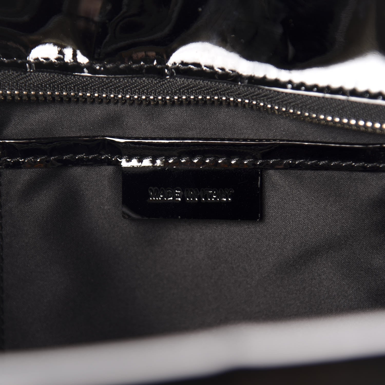 Burberry Patent Quilted Large Manor Tote Black 9 of 11