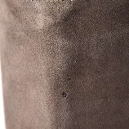 Christian Louboutin Veau Velours Fifi Botta 100 Knee Boots 38.5 Cendre 6 of 9