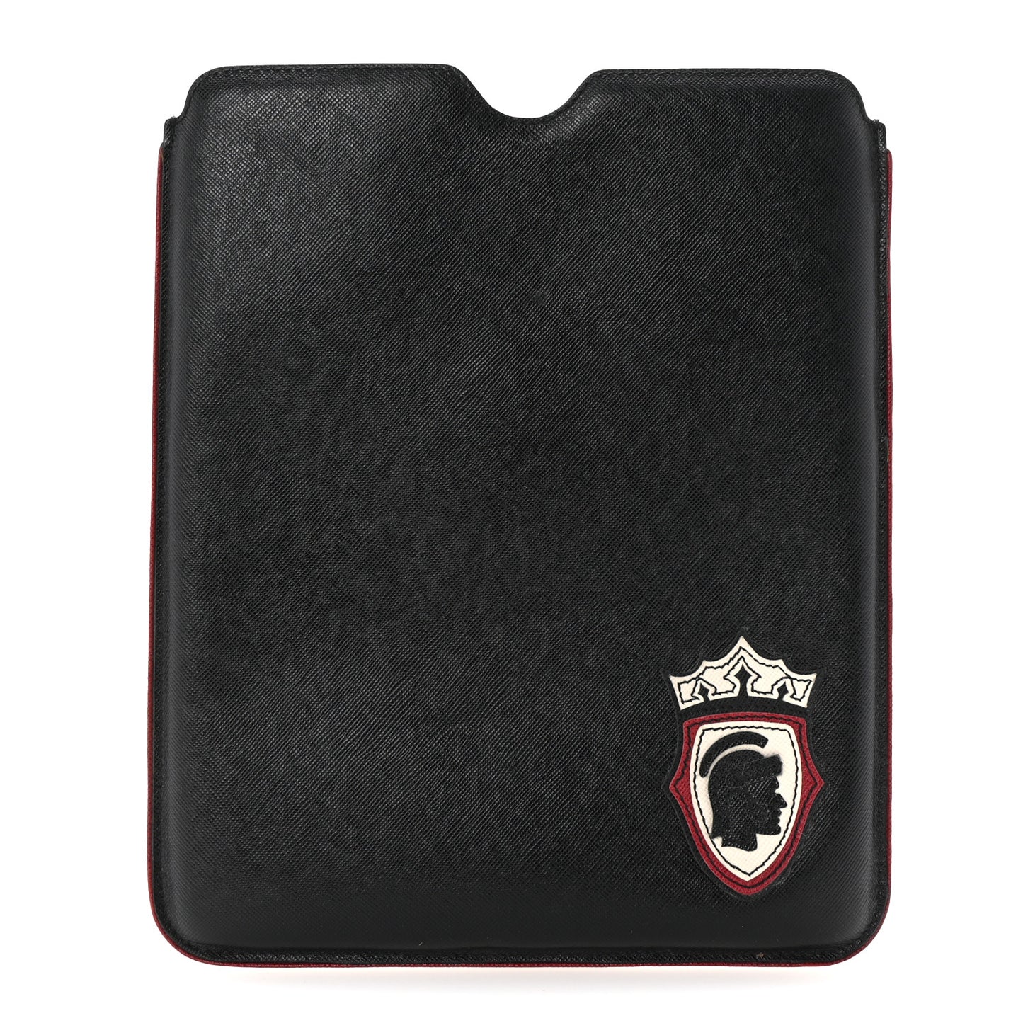 Saffiano Travel iPad Sleeve Case Black