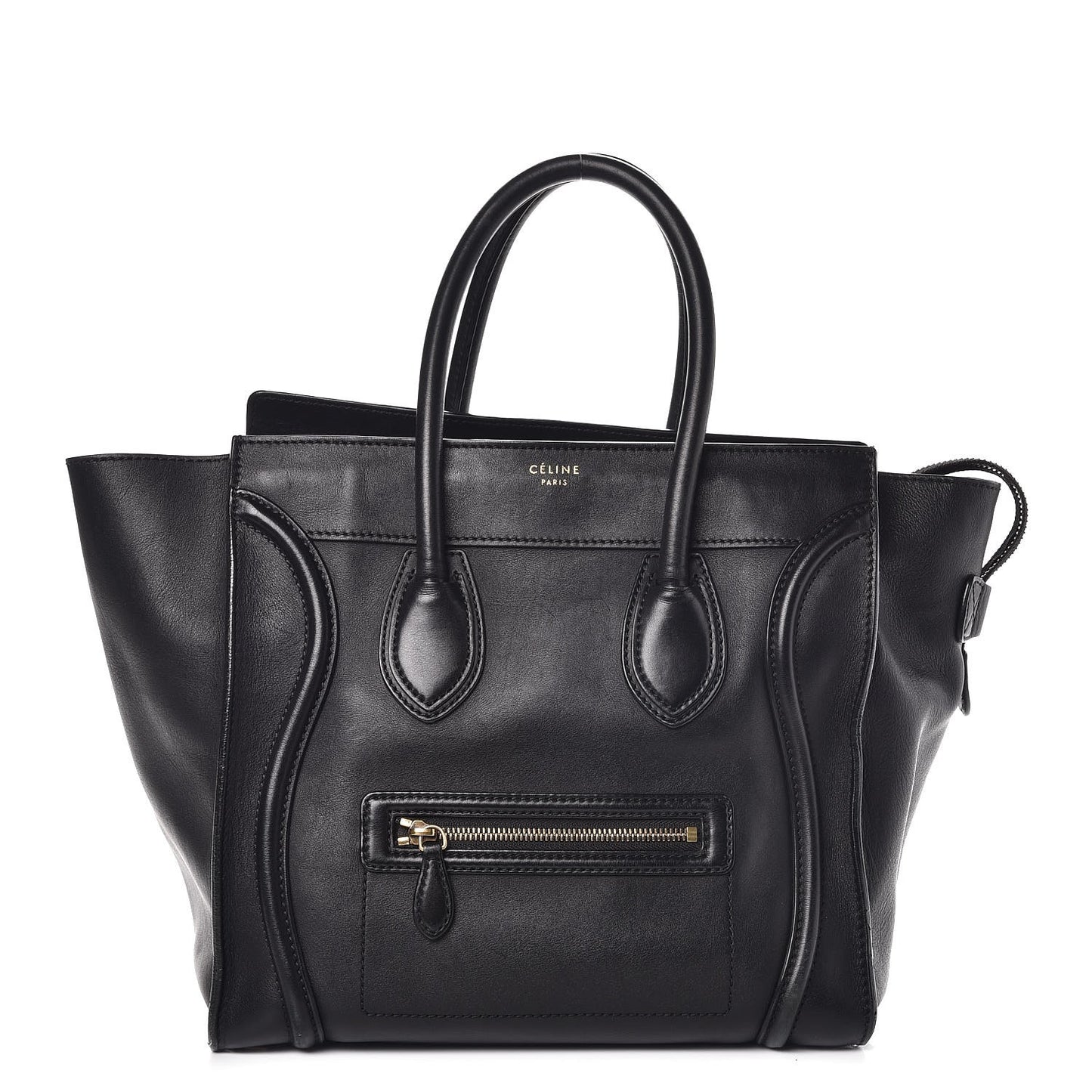 Smooth Calfskin Mini Luggage Black
