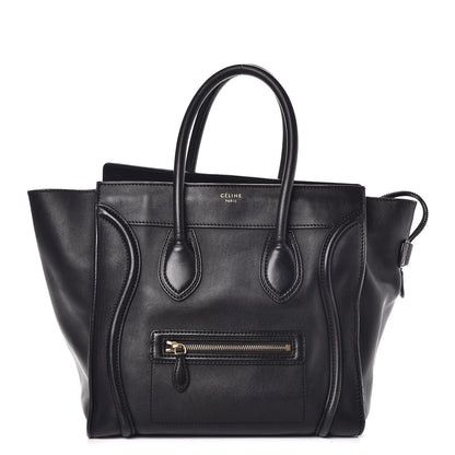 Celine Smooth Calfskin Mini Luggage Black 1 of 15