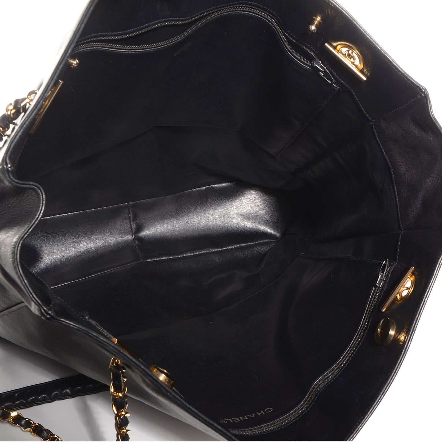 Lambskin Shoulder Bag Black