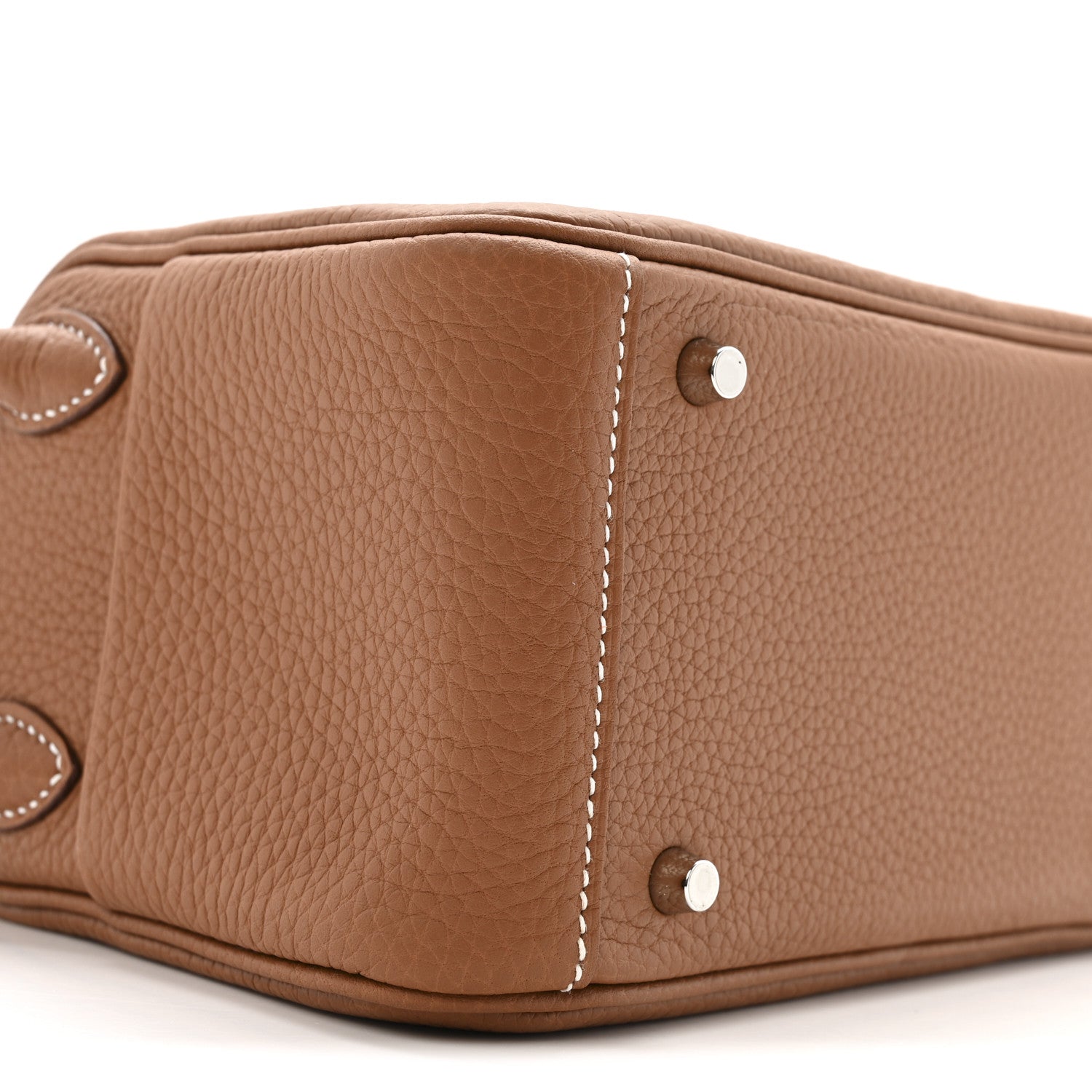Hermes Taurillon Clemence Mini Lindy 20 Gold 9 of 11