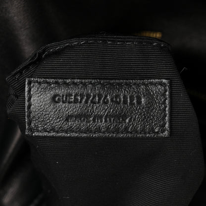 Saint Laurent Lambskin Quilted Small Loulou Puffer Monogram Chain Satchel Black 7 of 11