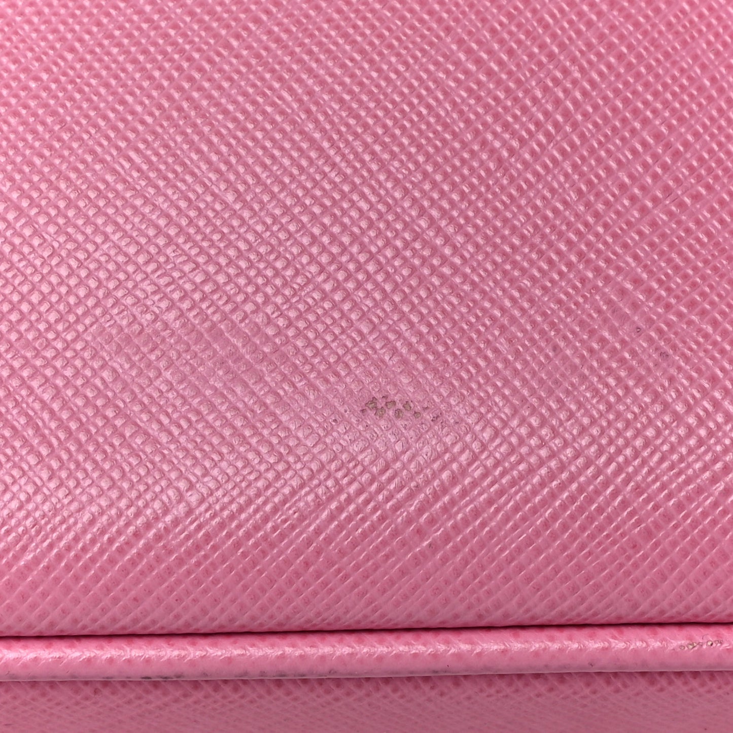 Saffiano Lux Mini Galleria Double Zip Tote Begonia
