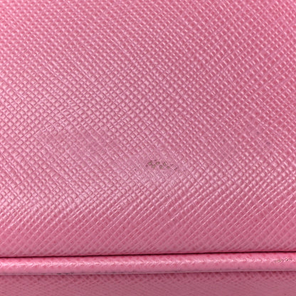 Prada Saffiano Lux Mini Galleria Double Zip Tote Begonia 35 of 35