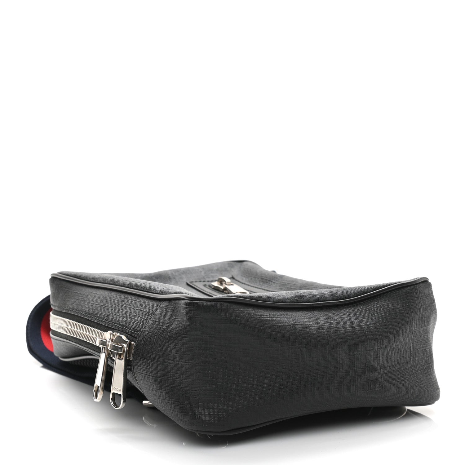 Gucci Soft GG Supreme Monogram Web Belt Bag Black Grey 4 of 10